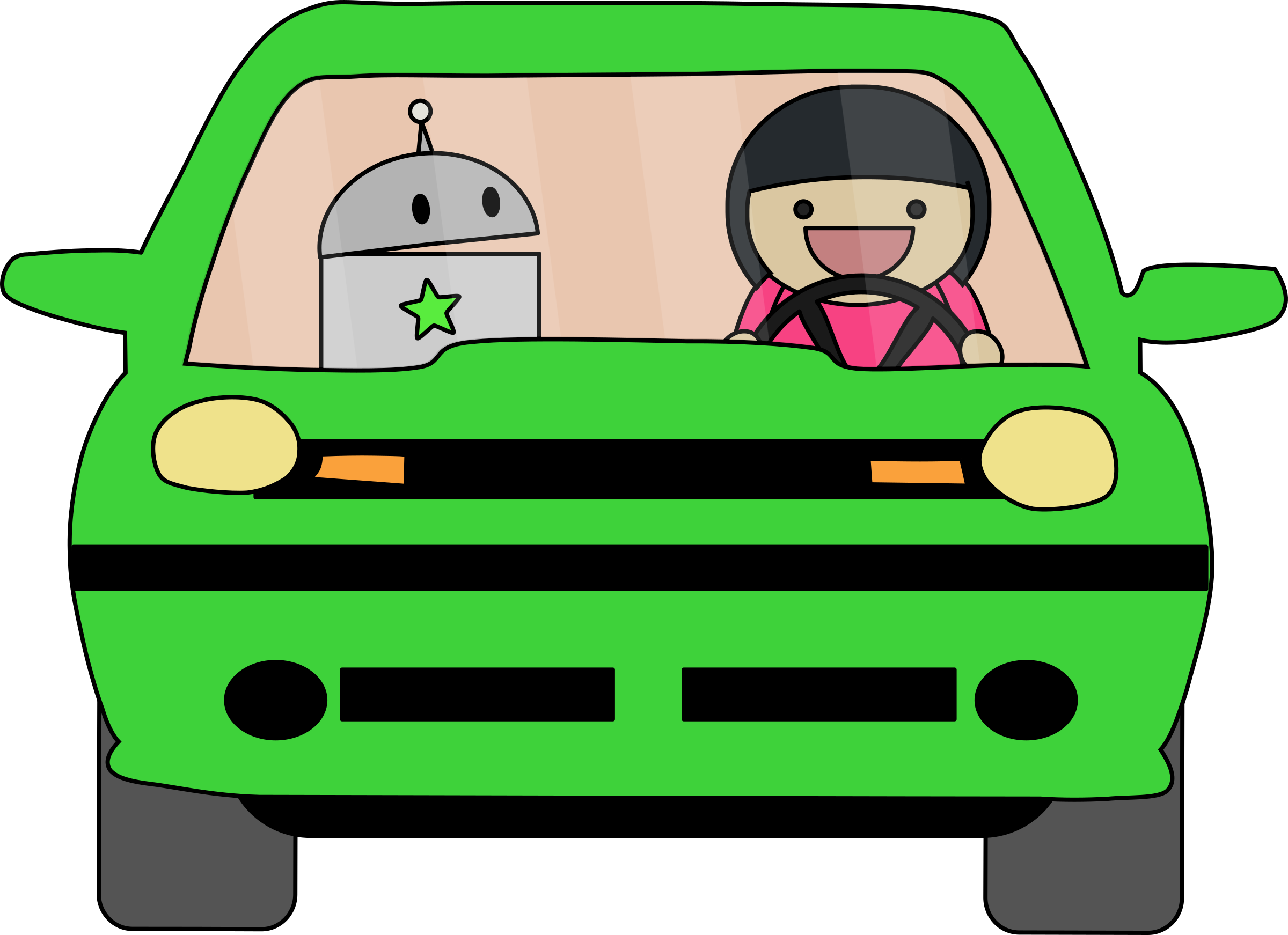 Vehicle Clipart Green Car - Driving - Transparent PNG Free Download