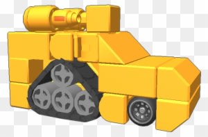 Tf Template With A Half-tread For A Vehicle Mode Guns - Tank - Transparent PNG Free Download