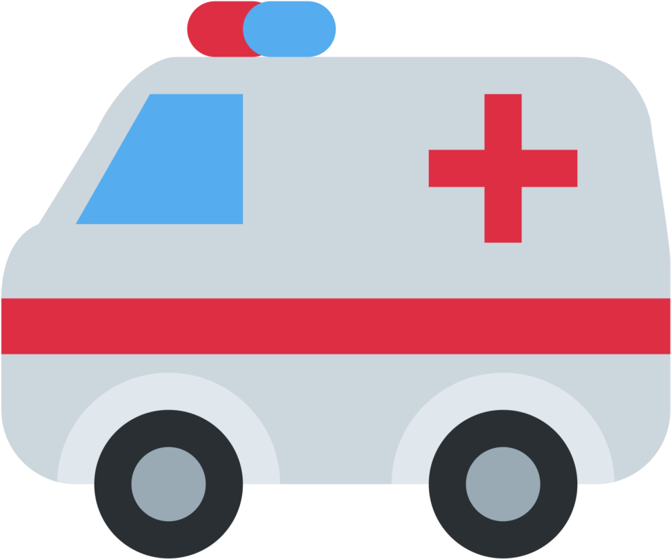 Ambulance, Emergency, Vehicle, Transportation, Emoj, - Ambulancia Svg - Transparent PNG Free Download