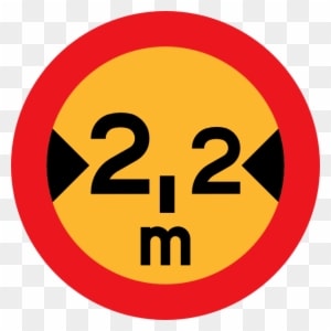 No Vehicles With Width Over - Gloucester Road Tube Station - Transparent PNG Free Download