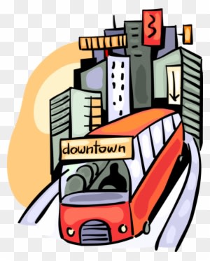 Vector Illustration Of Public Urban Transportation - Vector Illustration Of Public Urban Transportation - Transparent PNG Free Download
