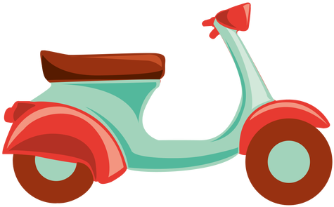 The Vehicles - Lambreta Vetor Png - Transparent PNG Free Download