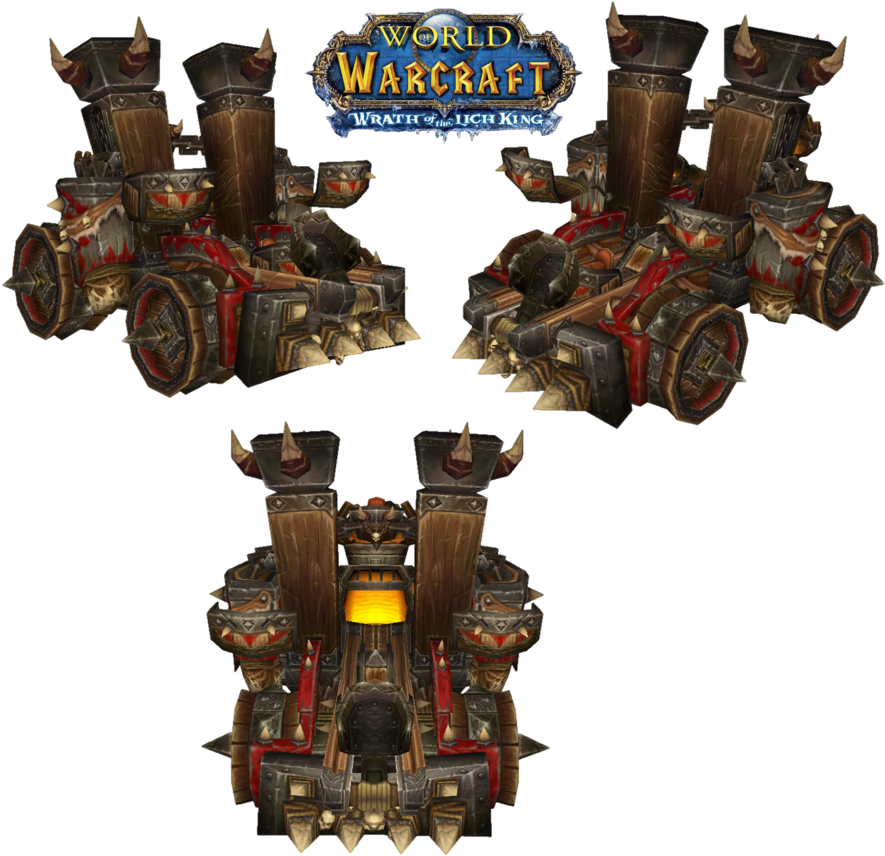 Wow Demolisher Vehicle Cut Out By Atagene - Wrath Of The Lich King - Transparent PNG Free Download
