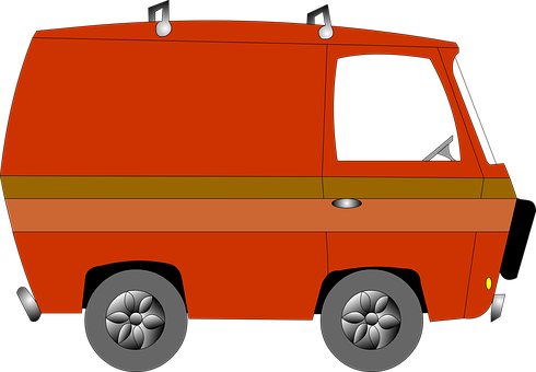 Van, Vintage, Cartoon, Vehicle, Drawing - Van Cartoon Png - Transparent PNG Free Download
