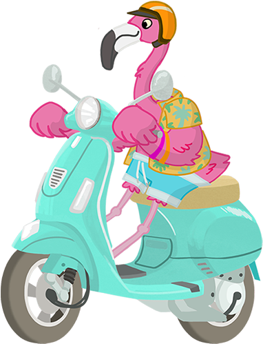 Big City Vehicles - Vespa - Transparent PNG Free Download