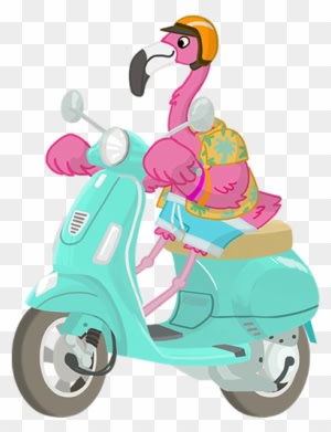 Big City Vehicles - Vespa - Transparent PNG Free Download
