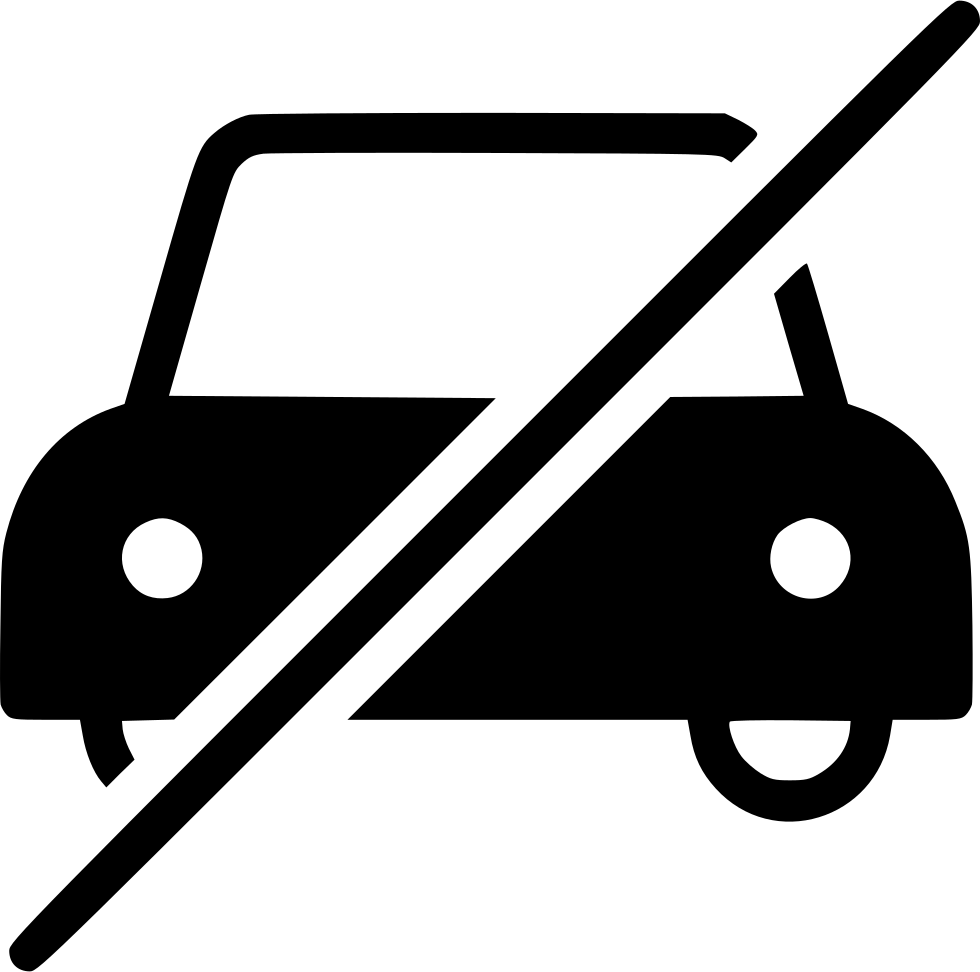 No Car Taxi Cab Vehicle Traffic Sign Comments - Taxicab - Transparent PNG Free Download