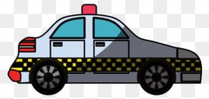 Taxi Cab Vehicle - Police Car - Transparent PNG Free Download