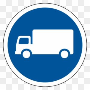 Goods Vehicle Only Sign - Bus Symbol - Transparent PNG Free Download