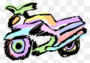 Vector Illustration Of Street Bike Motorcycle Or Motorbike - Vector Illustration Of Street Bike Motorcycle Or Motorbike - Transparent PNG Free Download