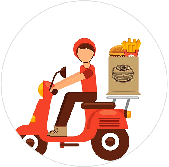 Deliver The Order By Foot Or Vehicle - Delivery At Your Doorstep - Transparent PNG Free Download