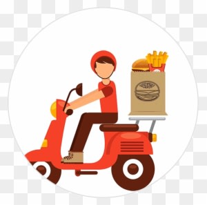 Deliver The Order By Foot Or Vehicle - Delivery At Your Doorstep - Transparent PNG Free Download