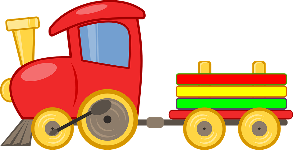 Toy Vehicles Cliparts 1, Buy Clip Art - Train Kids - Transparent PNG Free Download