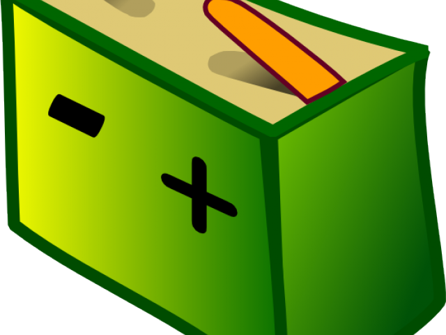 Battery Clipart Vehicle Battery - Battery Clip Art - Transparent PNG Free Download