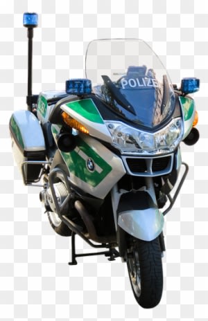 Traffic, Vehicle, Motorcycle, Blue Light, Police, Use - Motorcycle - Transparent PNG Free Download