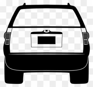 Vehicle Clip Art - Animated Back Of A Car - Transparent PNG Free Download