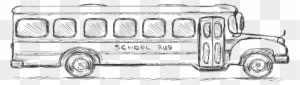 Wise School Transportation Manages Buses And Vehicles - Sketch Of A School Bus - Transparent PNG Free Download