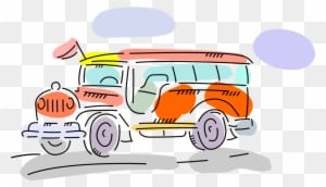 Vector Illustration Of Small Passenger Tour Bus Automobile - Illustration - Transparent PNG Free Download