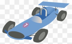 Car, Racing, Vehicle - Race Car Clipart Blue - Transparent PNG Free Download