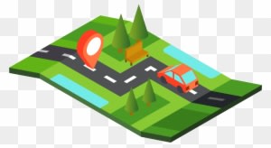 Vehicle Tracking Unit Basic - Map - Transparent PNG Free Download