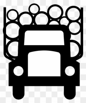 Frontal Truck, Transportation, Vehicle, Wood, Frontal - Logging Truck Clip Art - Transparent PNG Free Download