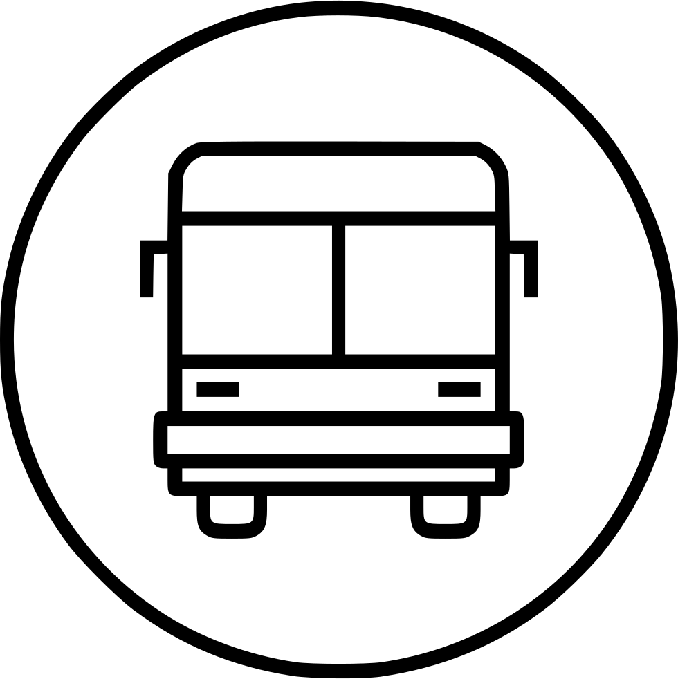 Bus Vehicle Public Transport Transportation Travel - Carrito Safari Para Colorear - Transparent PNG Free Download