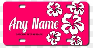 Flower Background License Plate For Bikes, Bicycles, - Bicycle - Transparent PNG Free Download