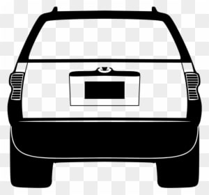 Car Clipart Front View Assault Faceman Suburban Vehicle - Rear View Of Car Clipart - Transparent PNG Free Download