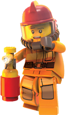 Explore This Vast Metropolis To The Full In Helicopters, - Lego City Bomberos Personajes - Transparent PNG Free Download