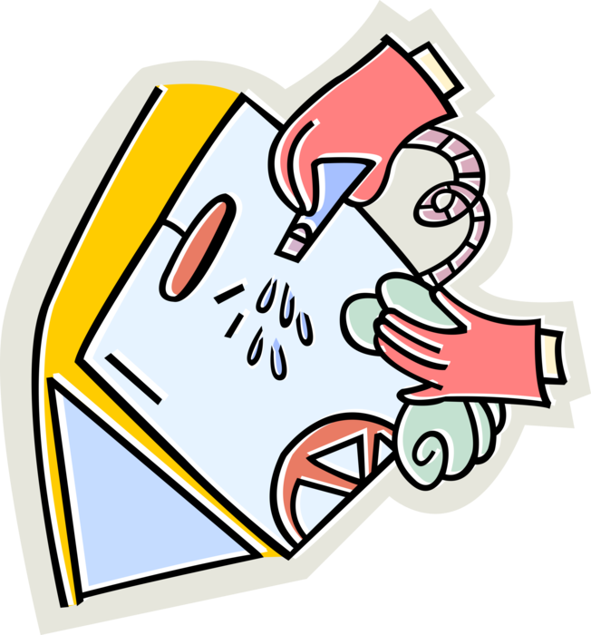 Vector Illustration Of Car Wash Or Carwash Auto Wash - Clip Art - Transparent PNG Free Download