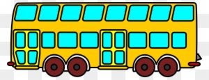 Double-decker Bus Motor Vehicle Train Car - Tabbies Legal Exhibit Label 58092, 6 Packs - Transparent PNG Free Download