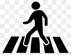 Sorrento Valley, Ca Deadly Pedestrian Crash With Vehicle - Zebra Crossing Clip Art Black And White - Transparent PNG Free Download