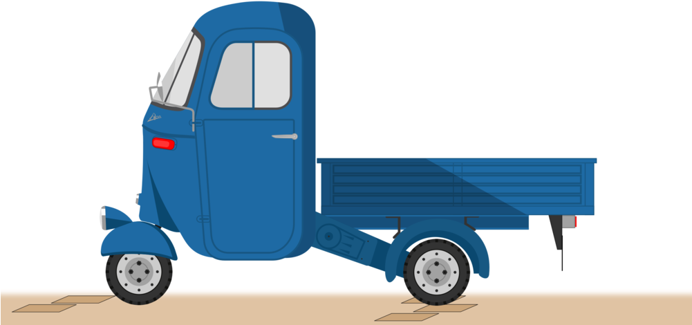 Motor Vehicle Piaggio Ape Car Vespa Gts - Ape, Scooter, Car, The Ape Car - Transparent PNG Free Download