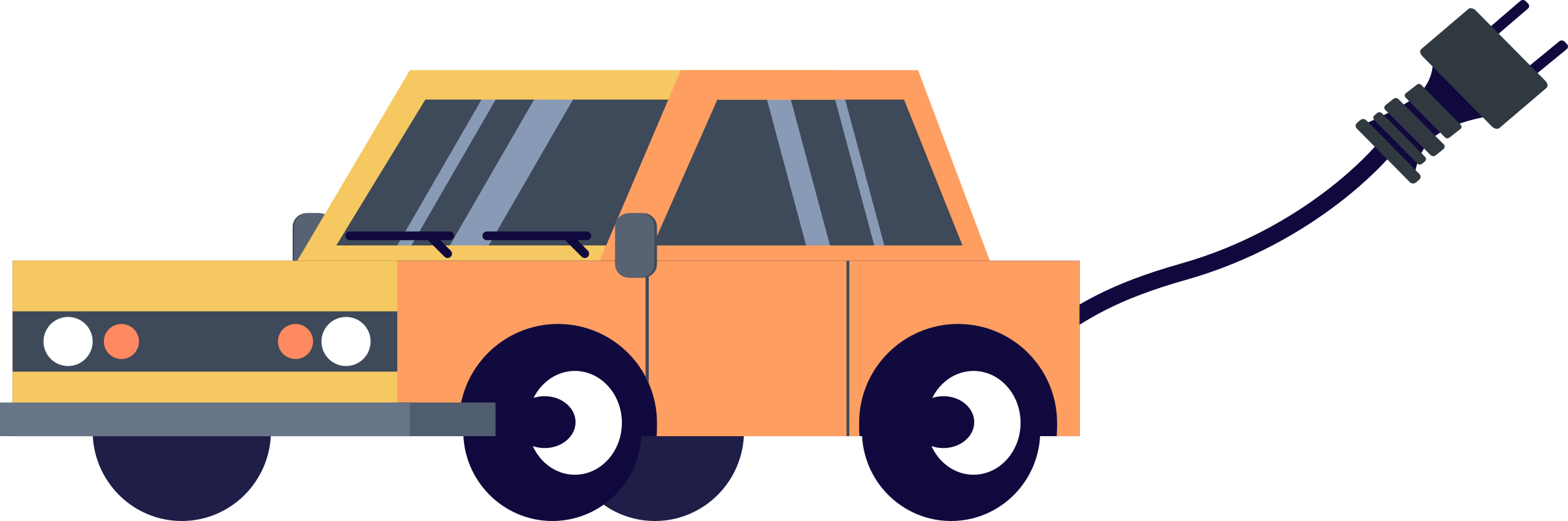 Electric Car Electric Vehicle Electricity - Car - Transparent PNG Free Download