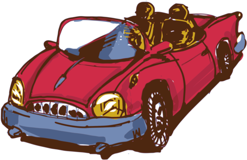 Car Motor Vehicle Driving Drawing - Car - Transparent PNG Free Download