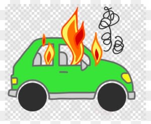 Vehicle On Fire Clip Arts Clipart Car Ford Mustang - Vehicle On Fire Clip Arts Clipart Car Ford Mustang - Transparent PNG Free Download