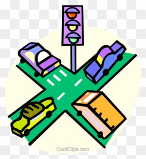 Vehicles At An Intersection Royalty Free Vector Clip - Vehicles At An Intersection Royalty Free Vector Clip - Transparent PNG Free Download