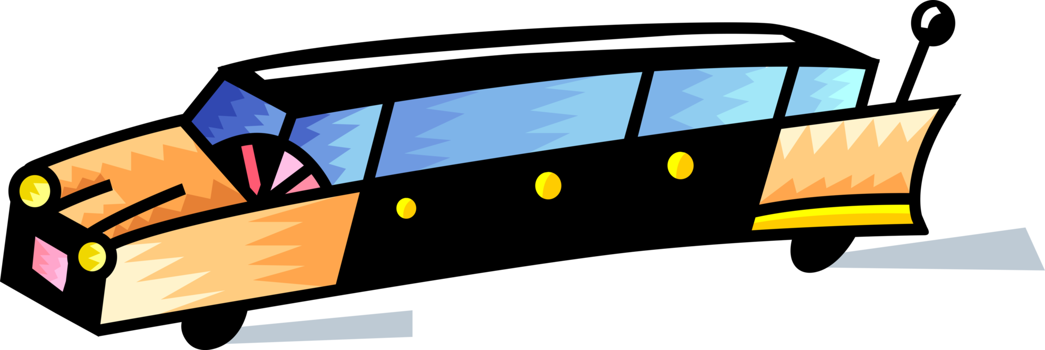 Limo Vector Clip Art - Limo Vector Clip Art - Transparent PNG Free Download