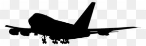 Jumbo Jet, Airplane, Aeroplane, Vehicle - Airplane Silhouette Png - Transparent PNG Free Download