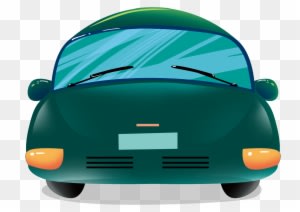 Cartoon Car Green Vehicle Png And Psd - Electric Car - Transparent PNG Free Download