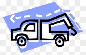 Vector Illustration Of Tow Truck Wrecker Recovery Vehicle - Vector Illustration Of Tow Truck Wrecker Recovery Vehicle - Transparent PNG Free Download