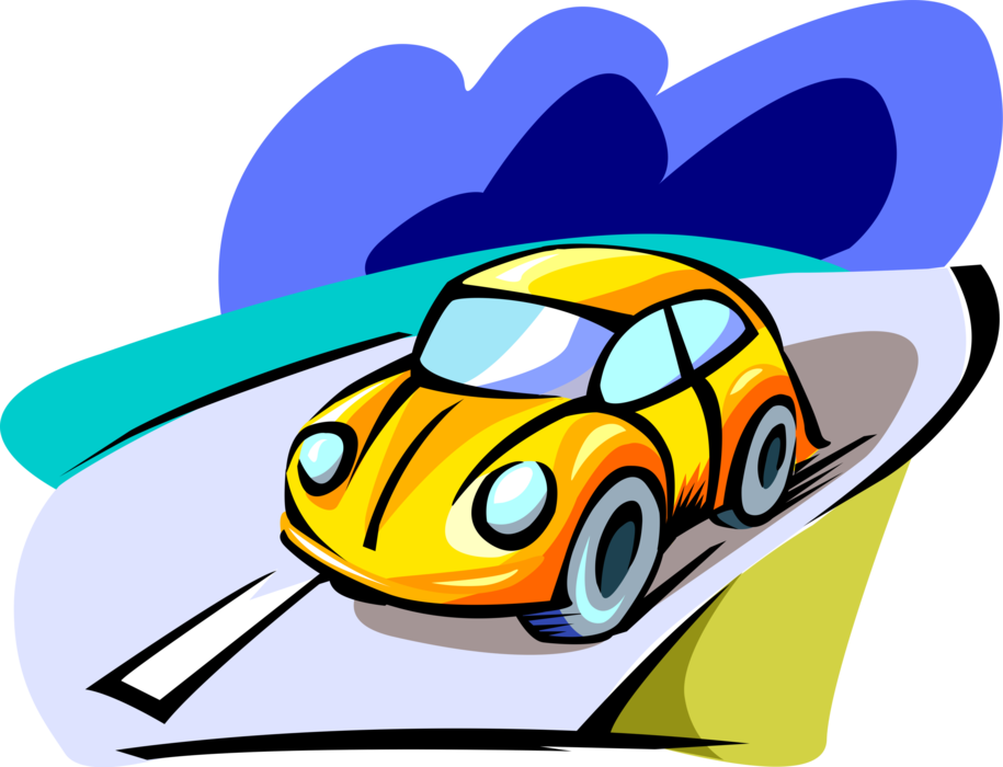 Vector Illustration Of Volkswagen Beetle Car Automobile - Car - Transparent PNG Free Download