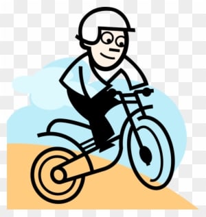 Vector Illustration Of Dirt Bike Motorcycle Or Motorbike - Vector Illustration Of Dirt Bike Motorcycle Or Motorbike - Transparent PNG Free Download