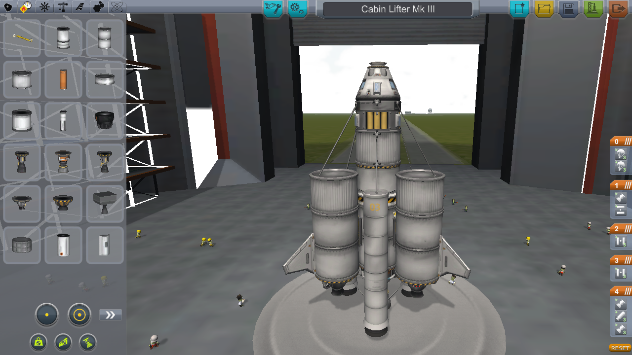 Orbital Lifter In The Vehicle Assembly Building - Ksp Vehicle Assembly Building - Transparent PNG Free Download