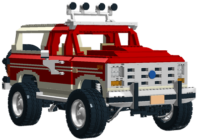 1985 Ford Bronco - Off-road Vehicle - Transparent PNG Free Download
