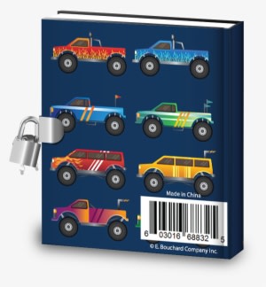 Monster Truck Kids Diary With Lock - Off-road Vehicle - Transparent PNG Free Download