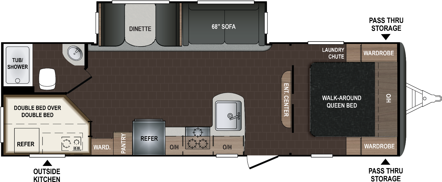 Atlas Floorplans And Pictures Bh - Recreational Vehicle - Transparent PNG Free Download