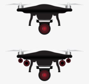 Drone, Icon, Camera, Aerial, Remote - Unmanned Aerial Vehicle - Transparent PNG Free Download