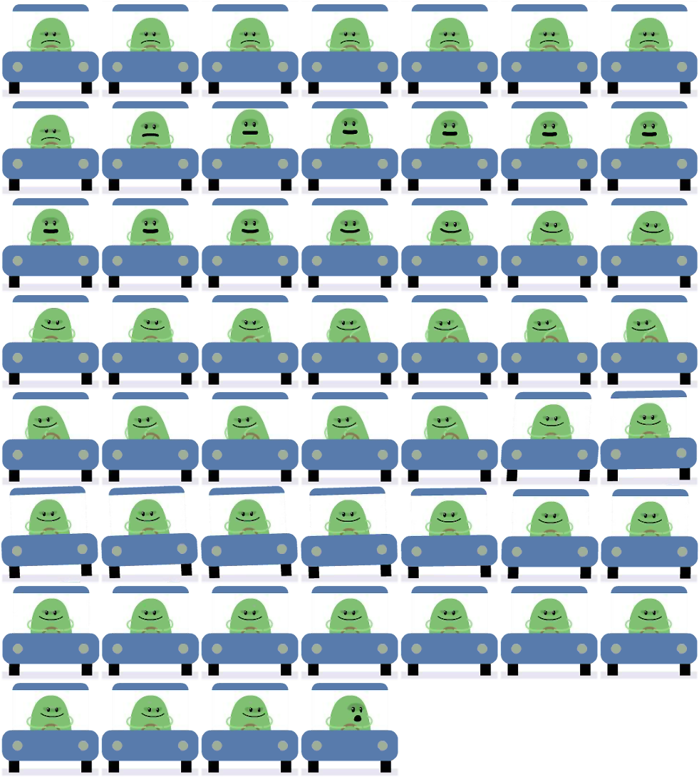 Bonehead Sprite Sheet - Vehicle - Transparent PNG Free Download