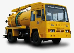 It Is Ideally Suited To Working In Narrow Streets And - Septic Tank Cleaning Vehicle - Transparent PNG Free Download